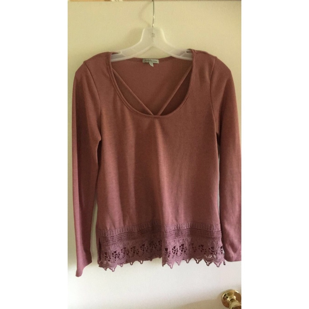 Lace Detail Long Sleeve